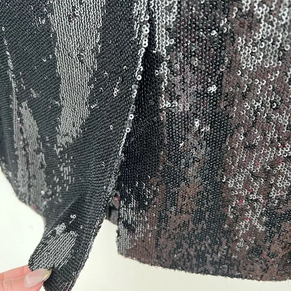 Milly Alexa Peaked Sequin Blazer - Picture 6 of 10
